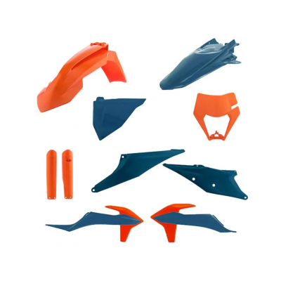 Σετ πλαστικά μοτοσυκλέτας ACERBIS για KTM EXC/EXC-F 20-23 Orange/Blue